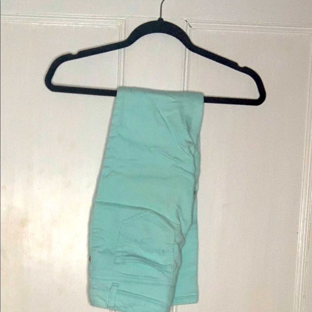 Blue jeggings